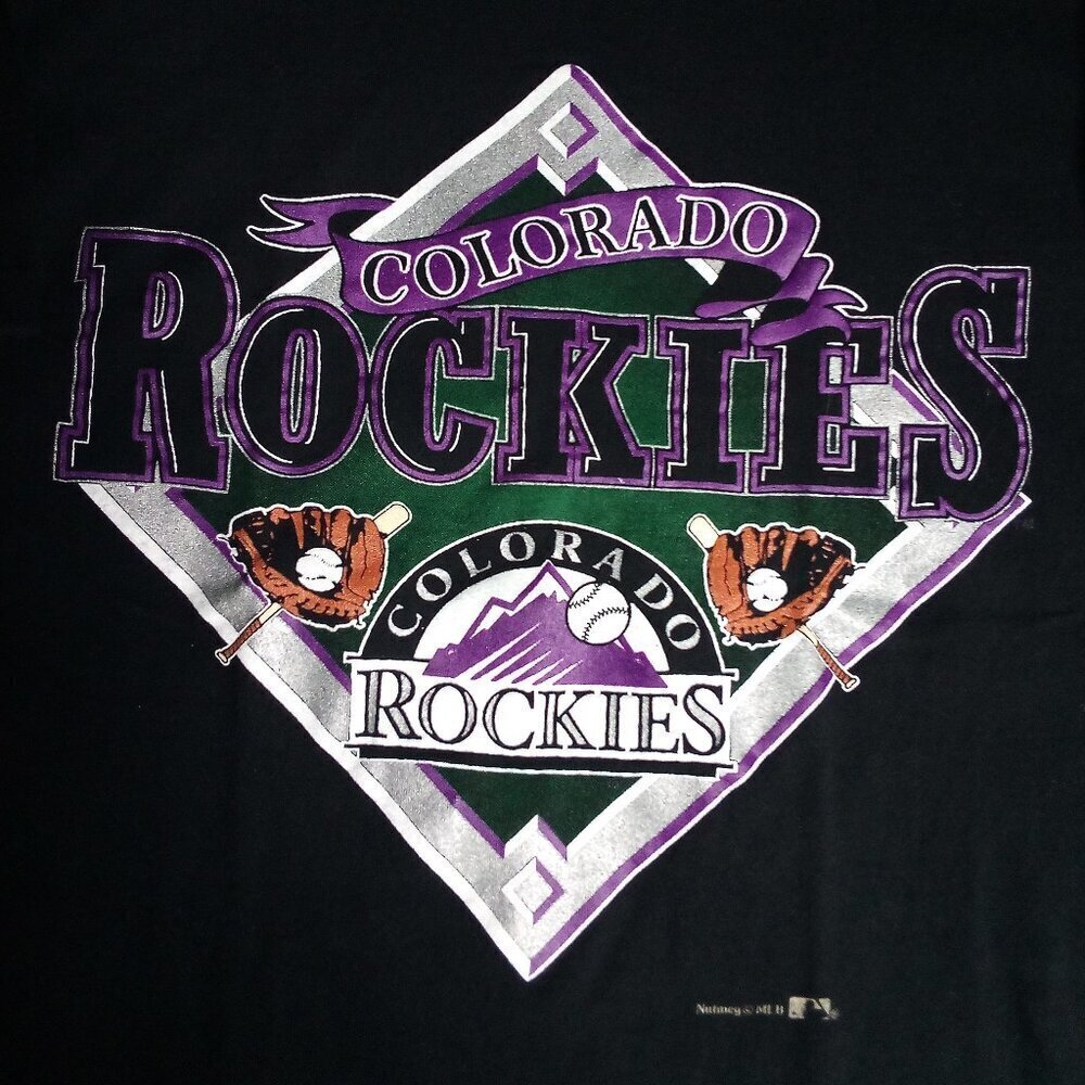 Vintage Nutmeg Mills Colorado Rockies T-Shirt